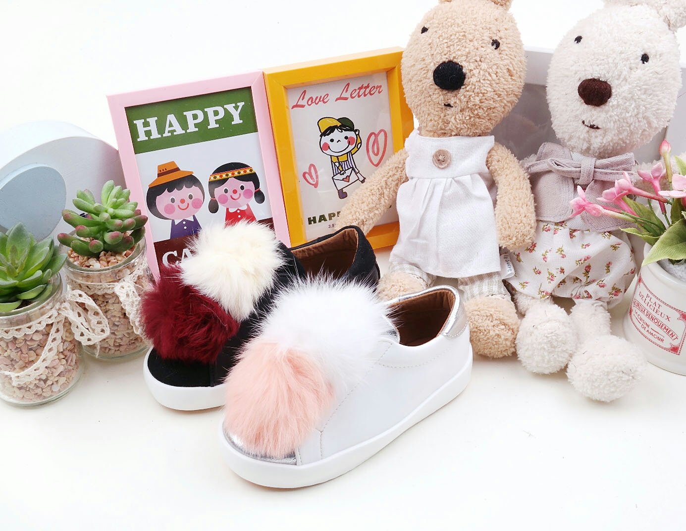 NEW KIDS SHOES baby girl child black white slip-on