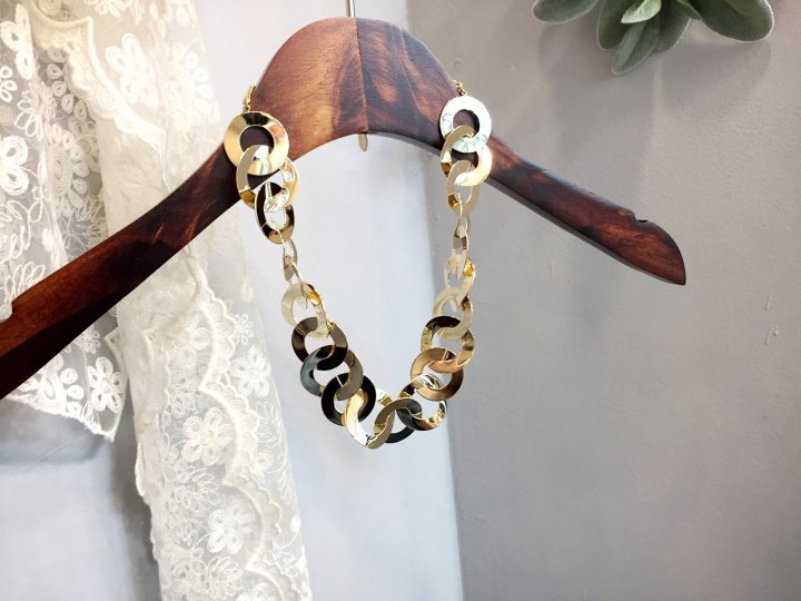 Gold Lingerie Necklace Girl Crush High-grade Antiq