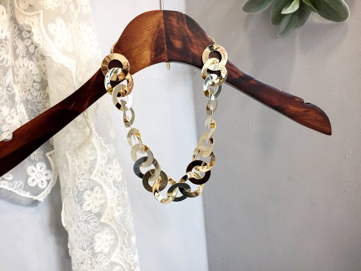 Gold Lingerie Necklace Girl Crush High-grade Antiq