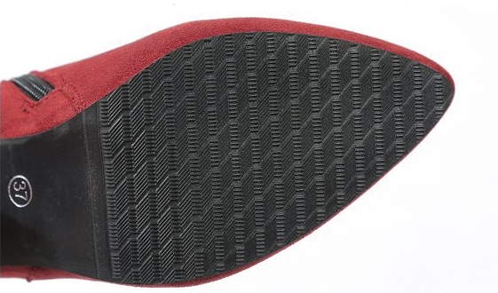 Premium Ribbon Sunglasses Suede Angle Boots 3color