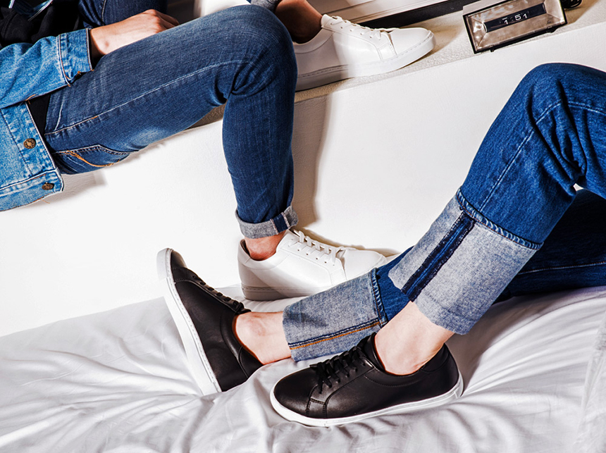 Men Height Shoes Men's high-heeled white sneake