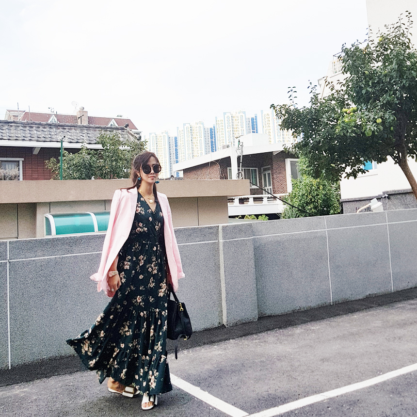 New Women Dress London Gray Autumn Blossom Flower 