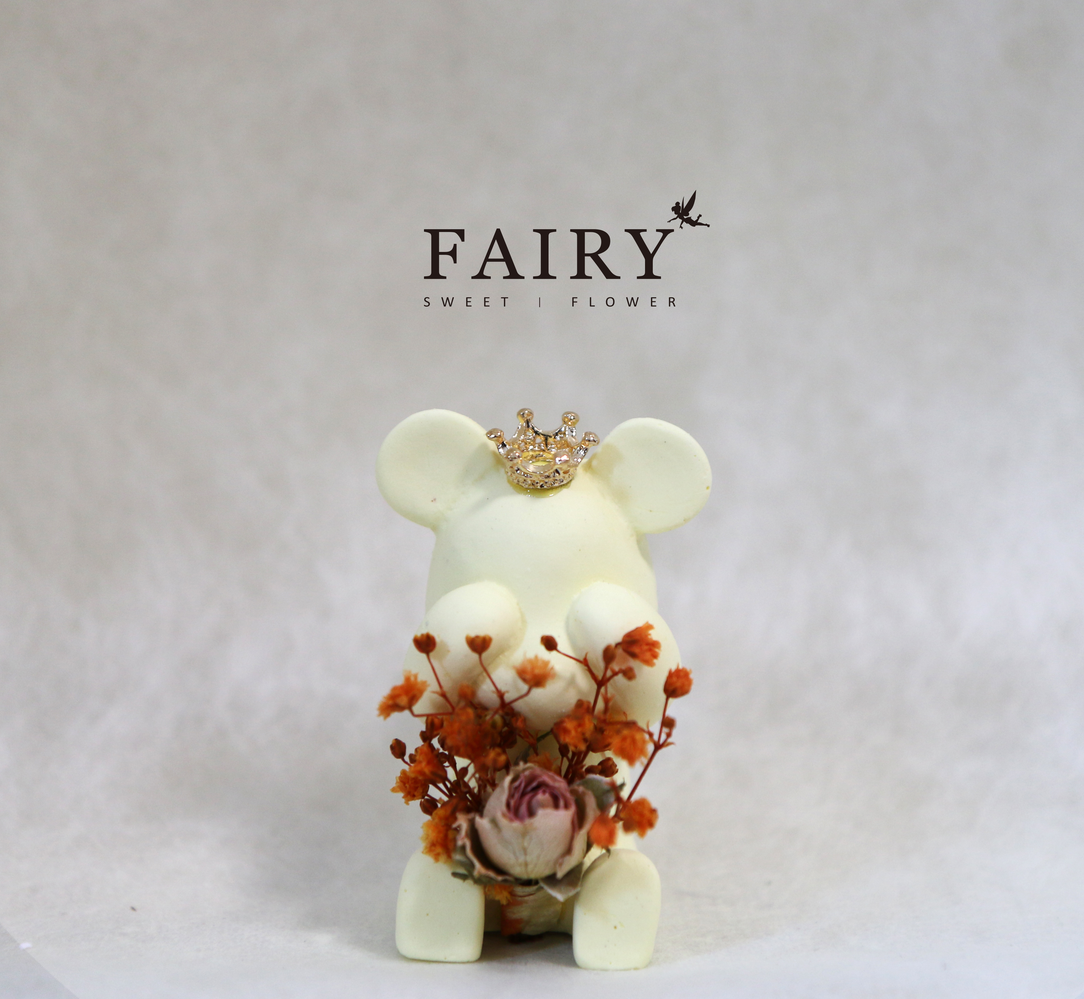 Car Air Freshener Cute Fairy Sweet Bouquet Beige D