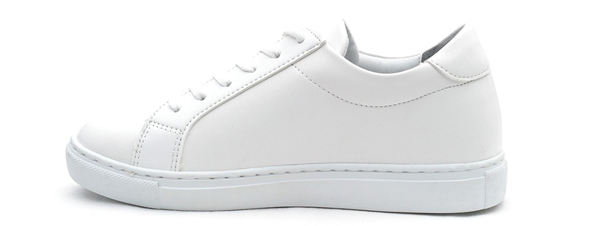 Men Height Shoes Men's high-heeled white sneake