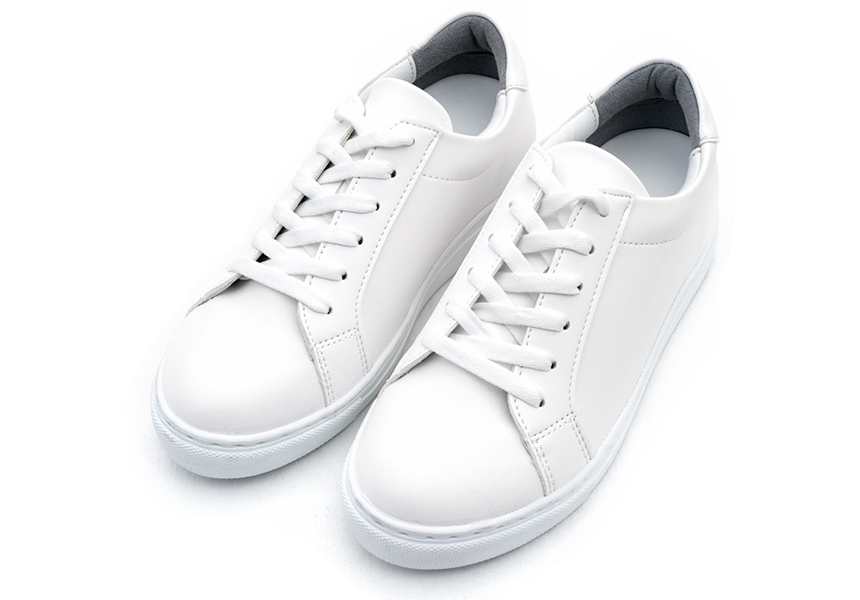 Men Height Shoes Men's high-heeled white sneake