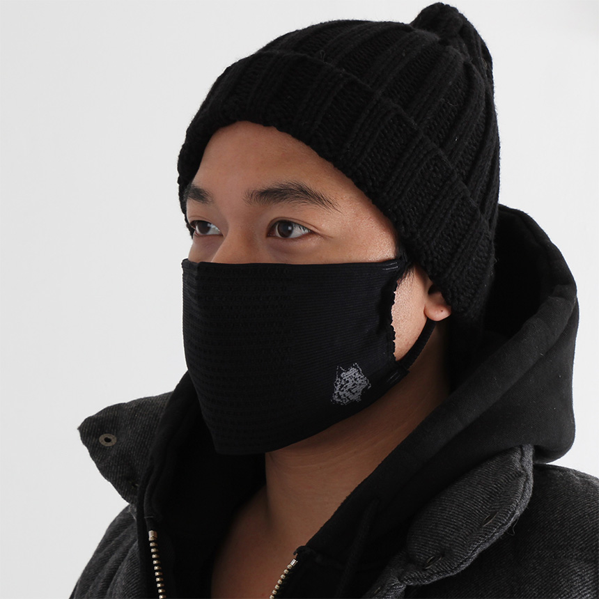 Yohabi winter clothes 3-piece mask winter fashion 