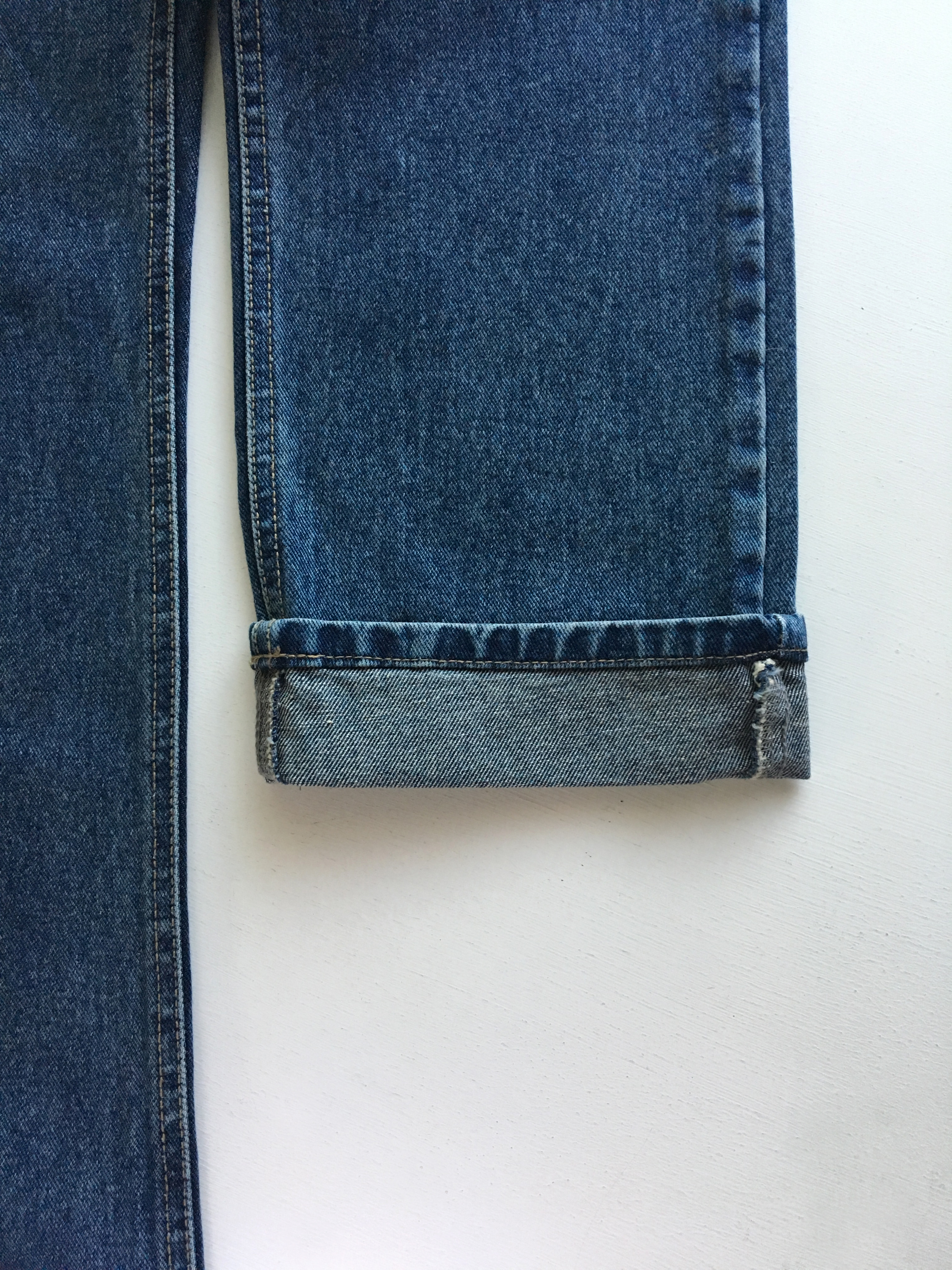 Women Jeans Pants Roll-up Denim Pants Jeans Vintag