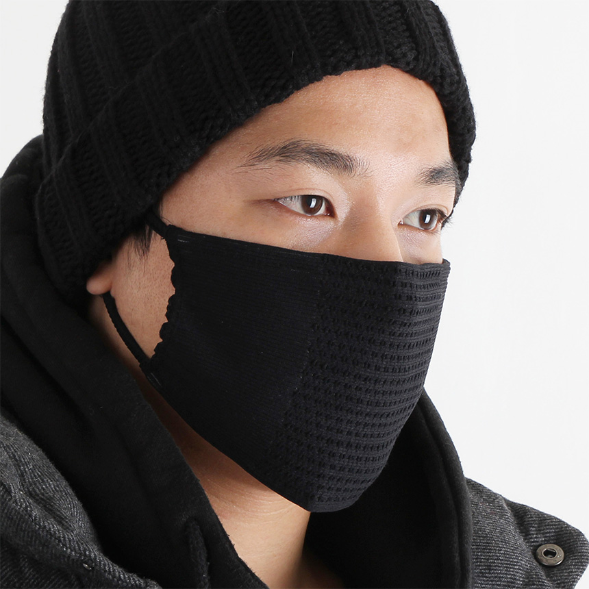Yohabi winter clothes 3-piece mask winter fashion 