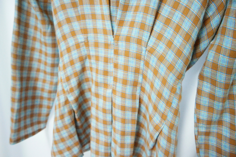 Women Blouses JUAN Check blouse Daily coordination