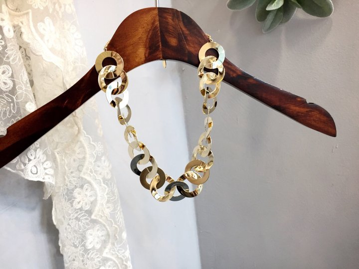 Gold Lingerie Necklace Girl Crush High-grade Antiq