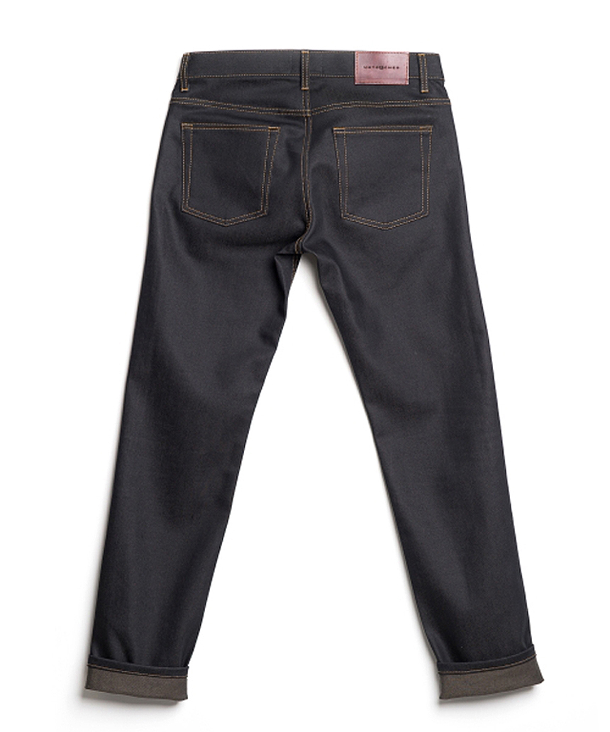 Korea Jeans Pants Self Made Fabric Denim Low Jean 