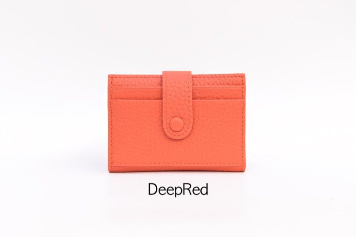 NEW CARD HOLDER WALLETS Minstrel Leather Button Wa