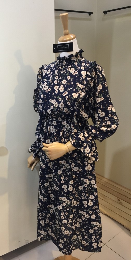 New Women Dress Fashionable Flower Dresses 20's