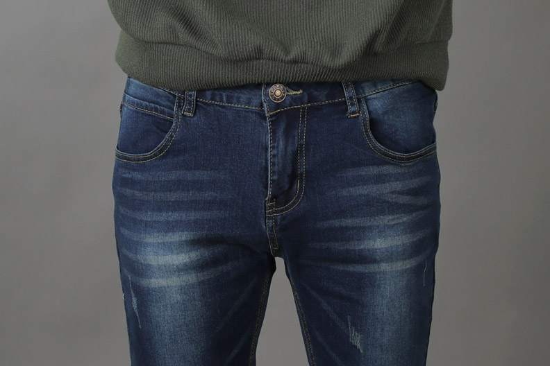 Korea Jeans Pants PAN033 Point Wearing Jeans Man o