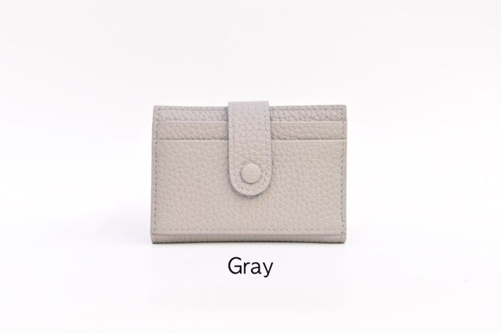 NEW CARD HOLDER WALLETS Minstrel Leather Button Wa