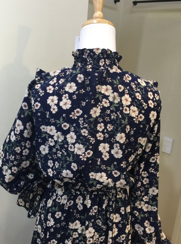 New Women Dress Fashionable Flower Dresses 20's