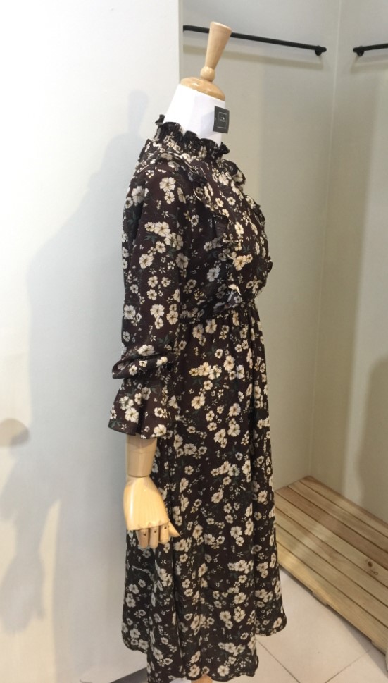 New Women Dress Fashionable Flower Dresses 20's