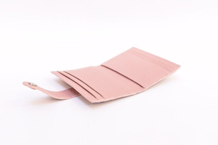 NEW CARD HOLDER WALLETS Minstrel Leather Button Wa