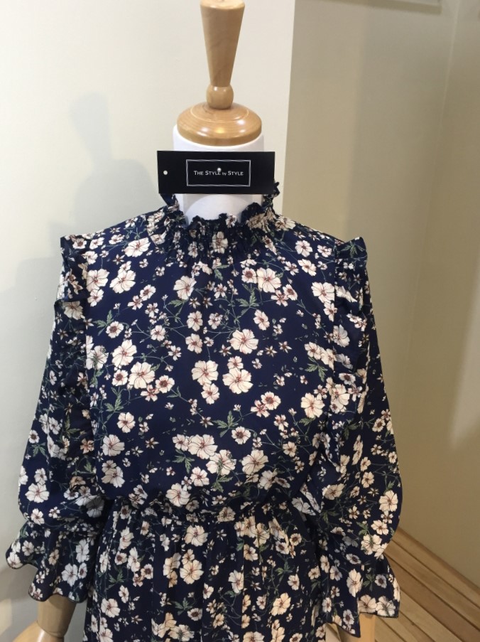 New Women Dress Fashionable Flower Dresses 20's