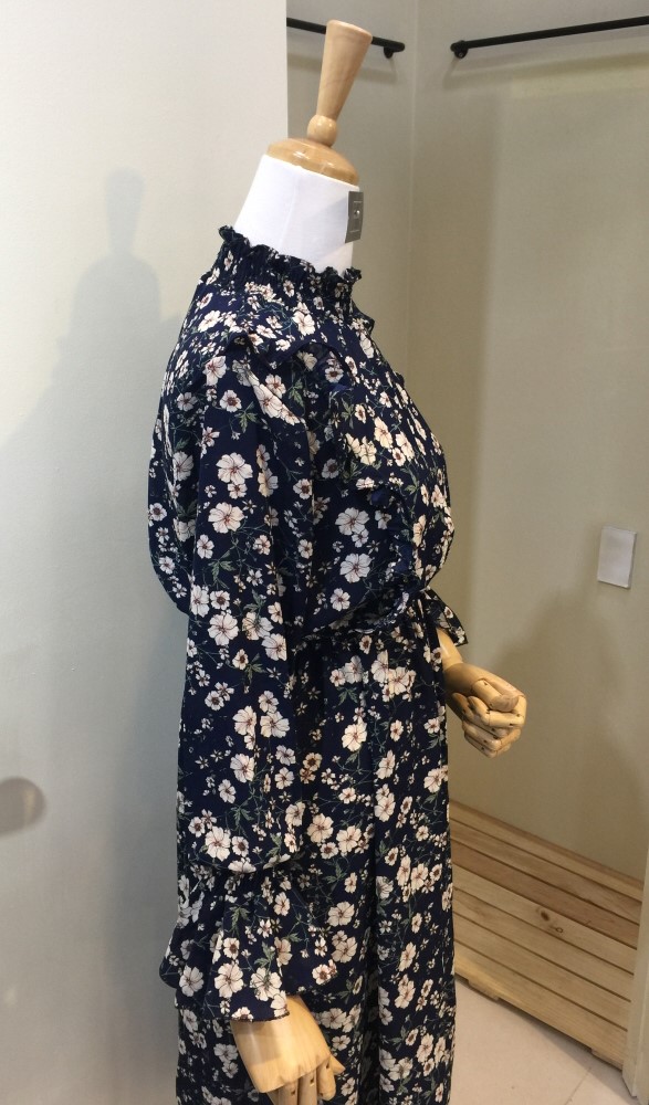 New Women Dress Fashionable Flower Dresses 20's