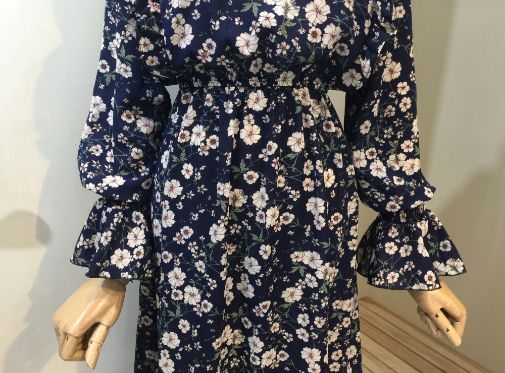 New Women Dress Fashionable Flower Dresses 20's