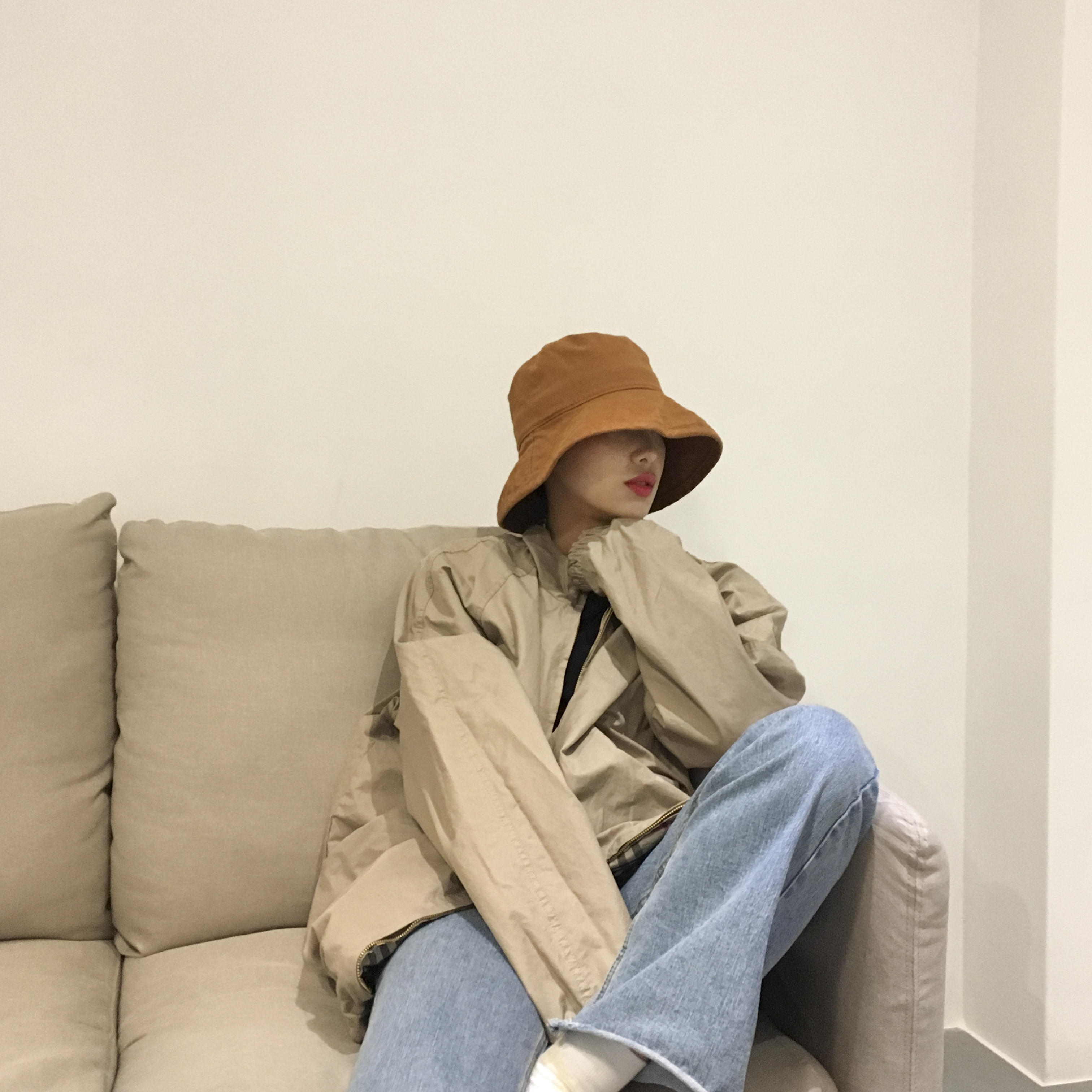 Women Sun Hats oversized bucket hat hats 4color ha