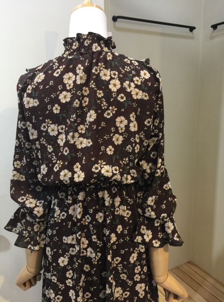 New Women Dress Fashionable Flower Dresses 20's