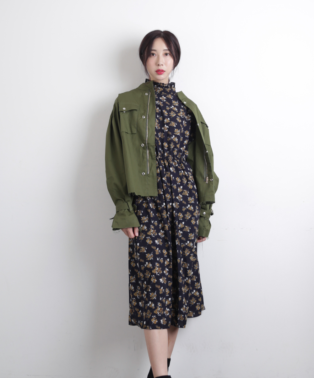 New Women Dress Mood Night Neck Frill Chiffon Flow