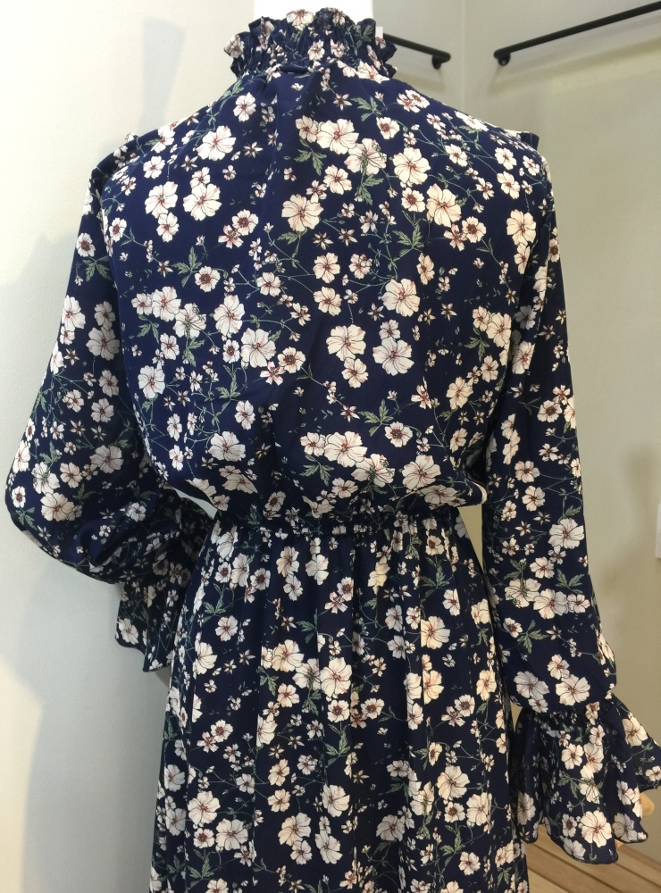 New Women Dress Fashionable Flower Dresses 20's