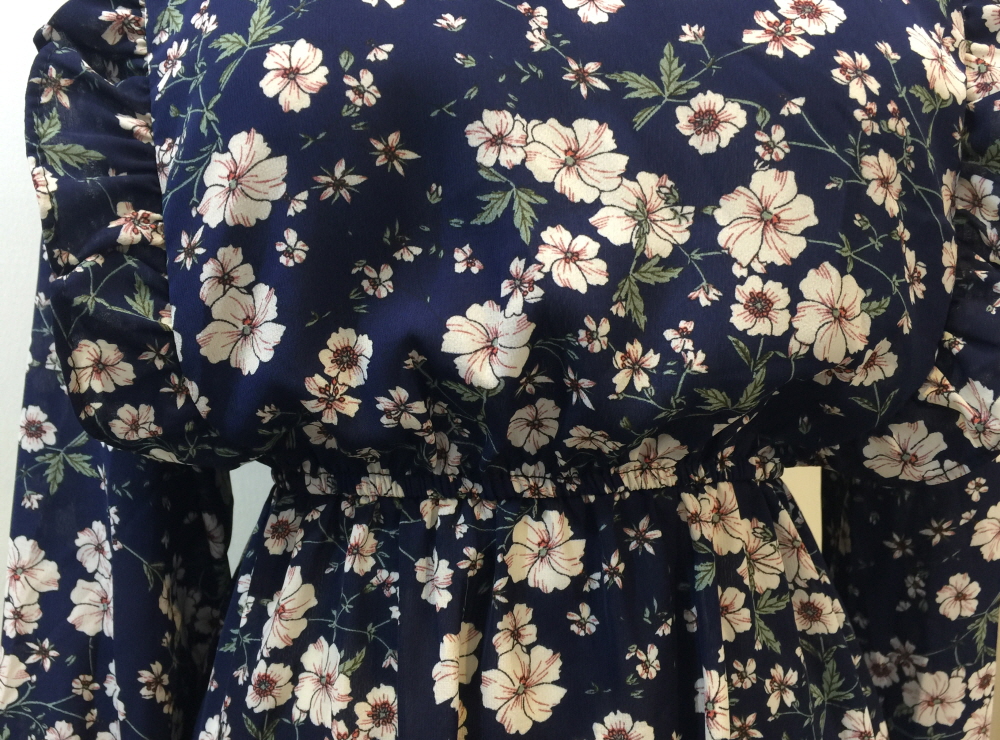 New Women Dress Fashionable Flower Dresses 20's