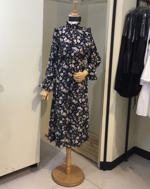 New Women Dress Fashionable Flower Dresses 20's