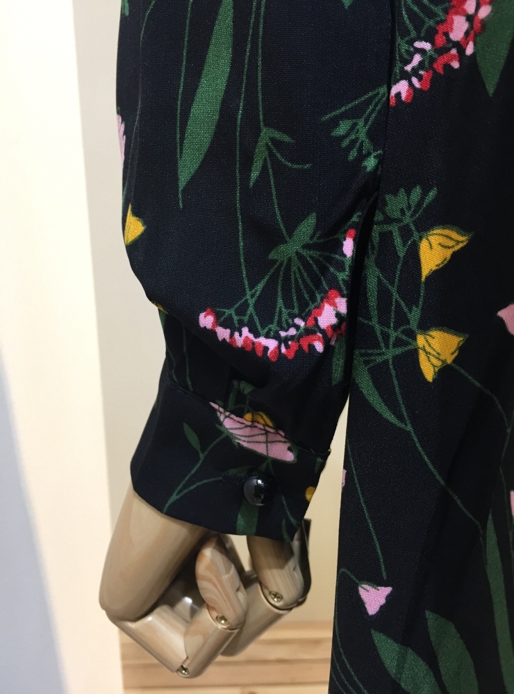 New Women Dress Black Flower One Piece 20's 30&