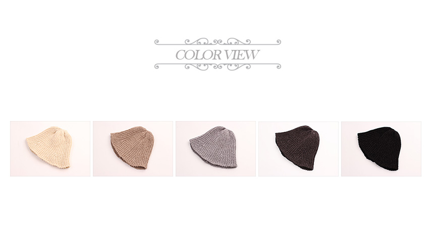 Women Sun Hats Fur Hat Autumn Winter Deep Knit Wom
