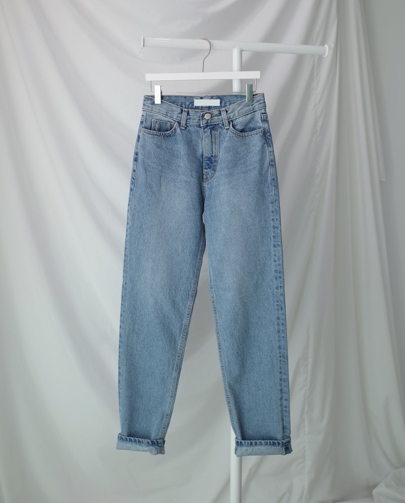 Korea Jeans Pants Roll-up Denim Pants Date Pit Aut
