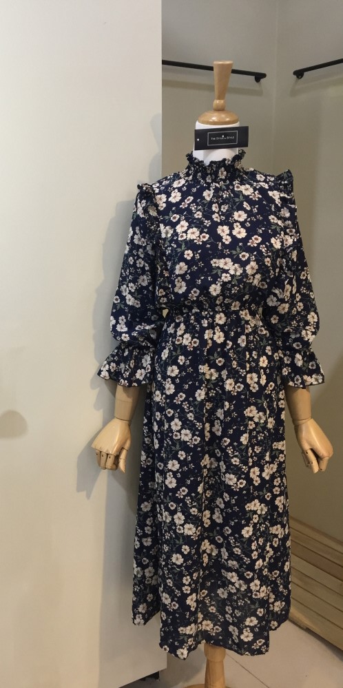 New Women Dress Fashionable Flower Dresses 20's