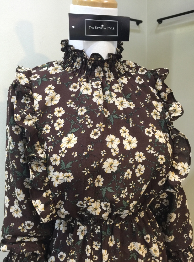 New Women Dress Fashionable Flower Dresses 20's