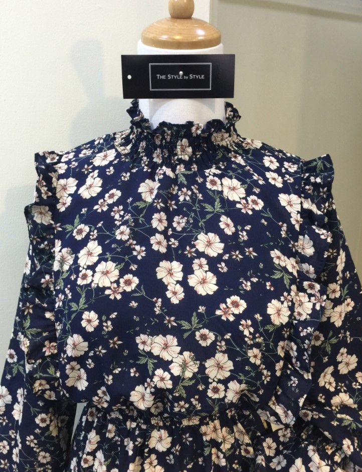 New Women Dress Fashionable Flower Dresses 20's