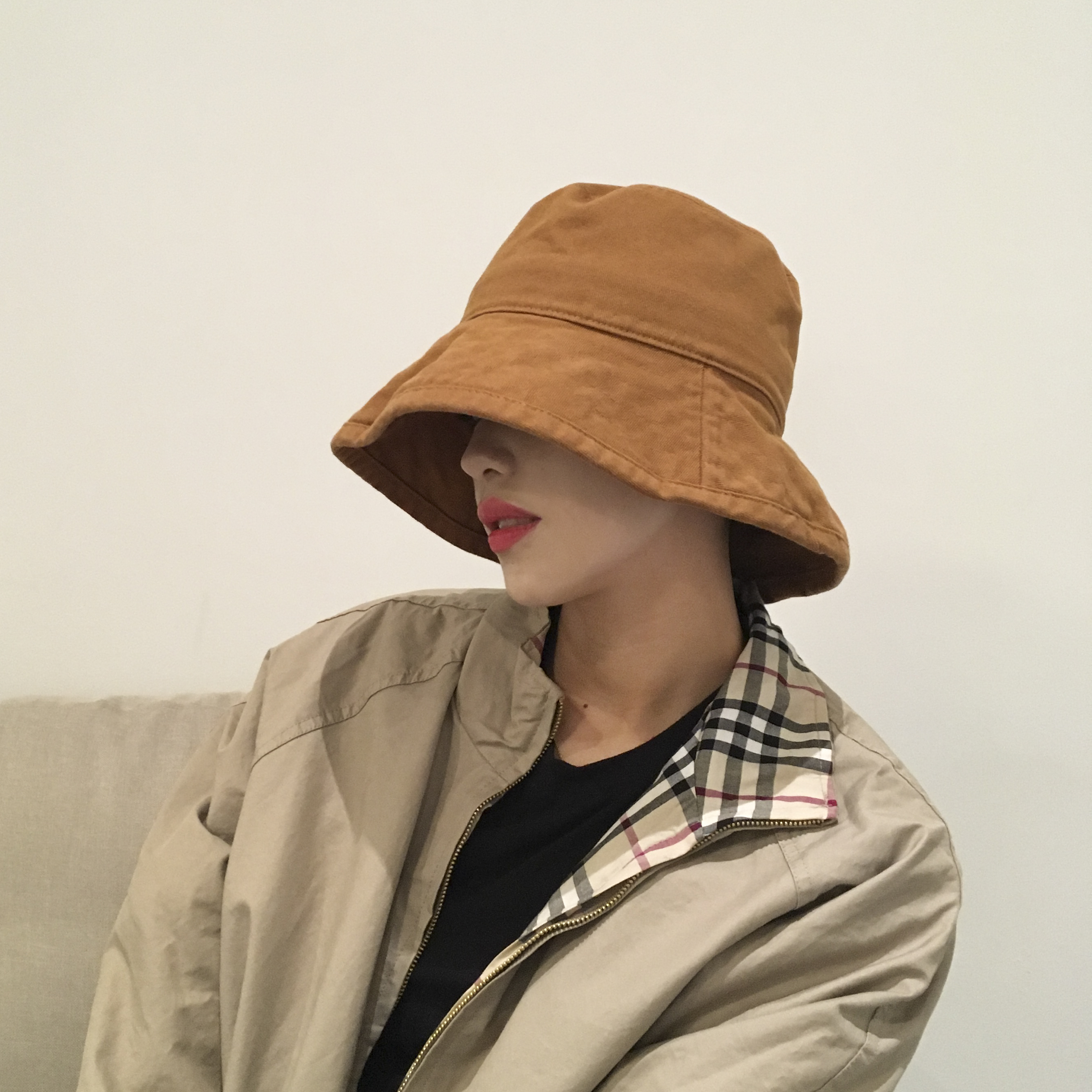 Women Sun Hats oversized bucket hat hats 4color ha