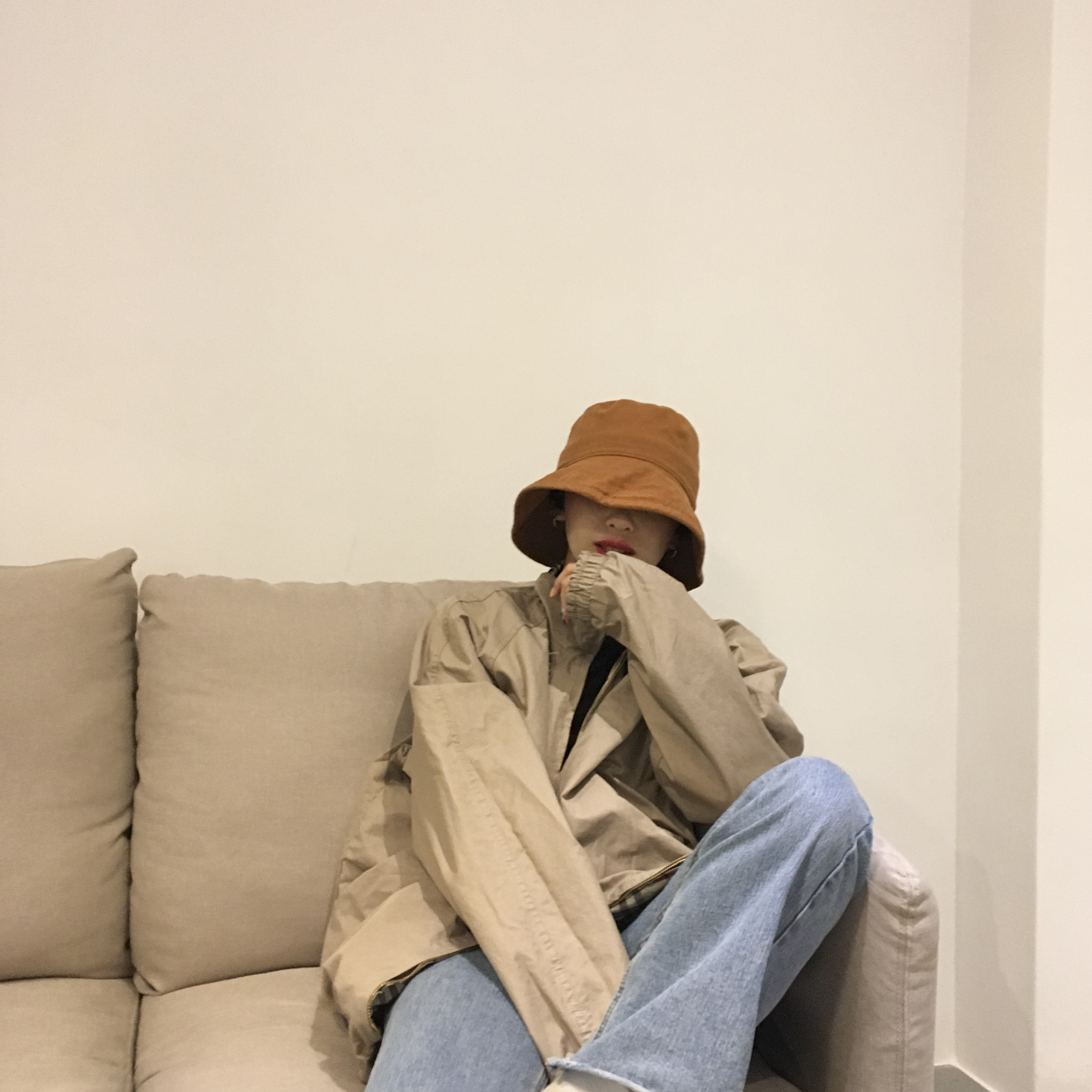 Women Sun Hats oversized bucket hat hats 4color ha