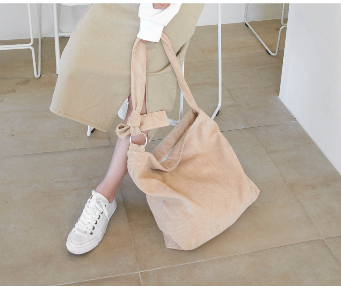 Moving corn eco bag selling place plain lettering 