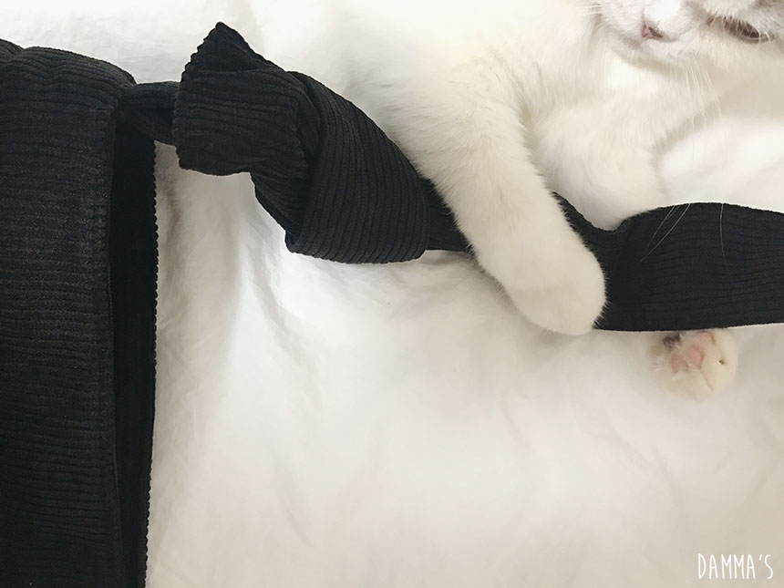 Corduroy corduroy eco bag 5color