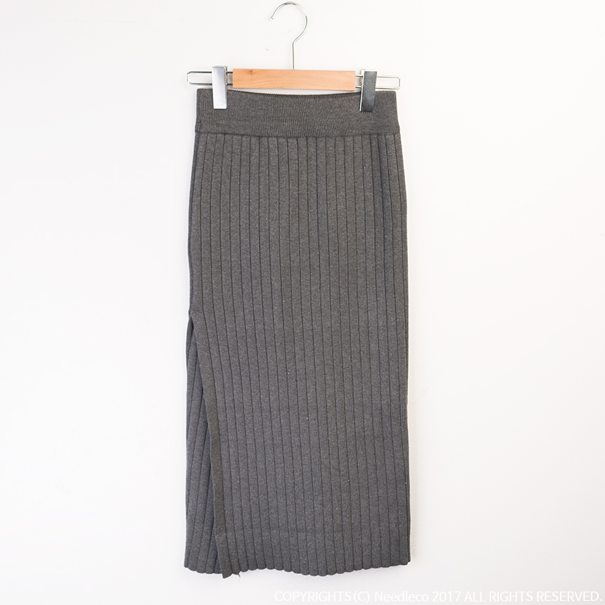 Needle Coat Knit Top Long Skirt Long Skirt Autumn 