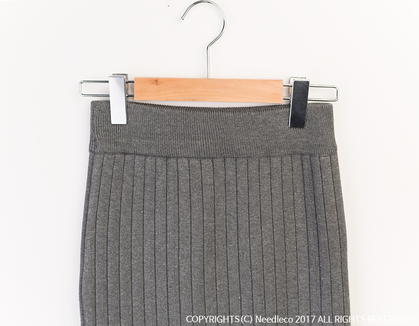 Needle Coat Knit Top Long Skirt Long Skirt Autumn 