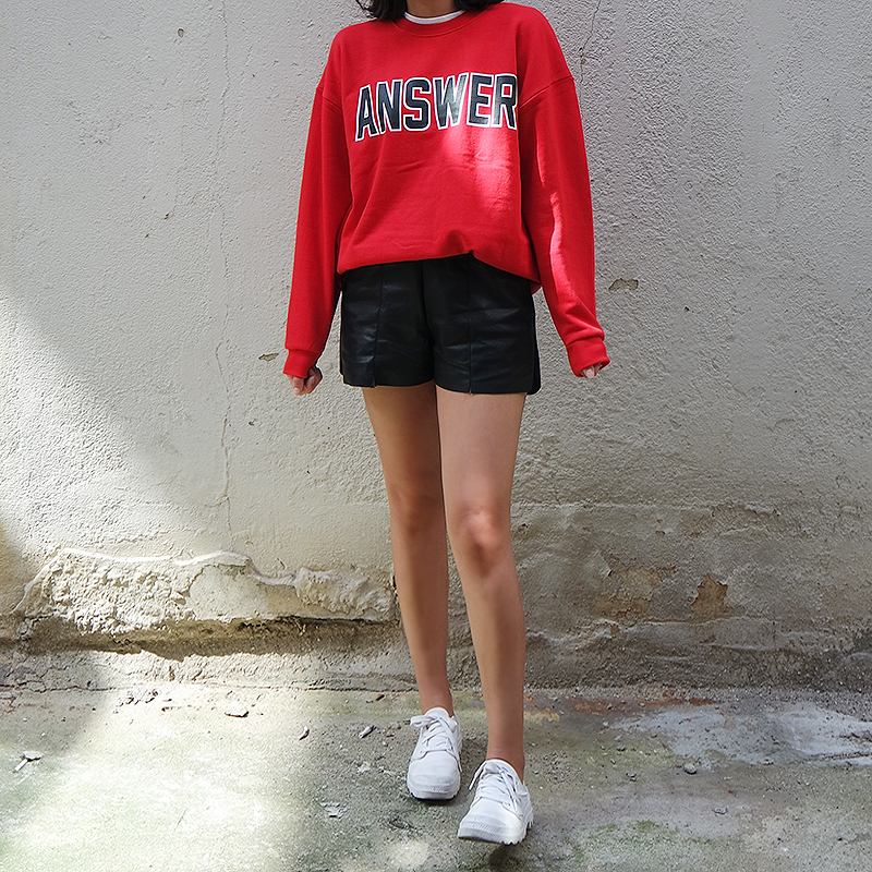 Women Short Pants Leather Reza Shorts Leather Fall