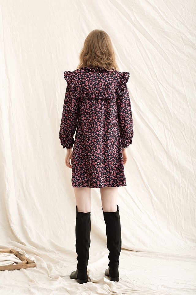 New Women Dress Import high quality Sandro Burgund