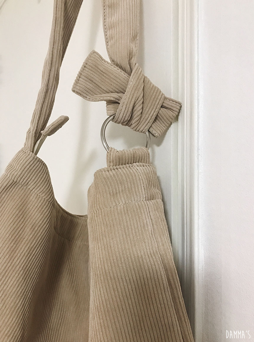 Corduroy corduroy eco bag 5color