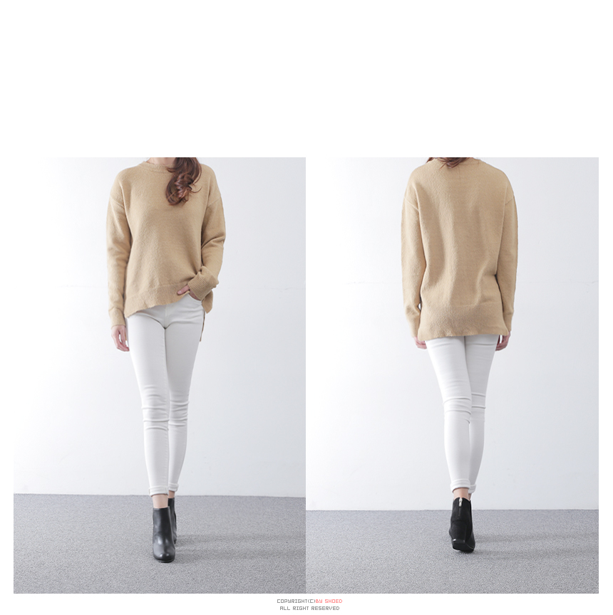 Suede Combination Simple Ankle Boots 6.5cm Autumn 