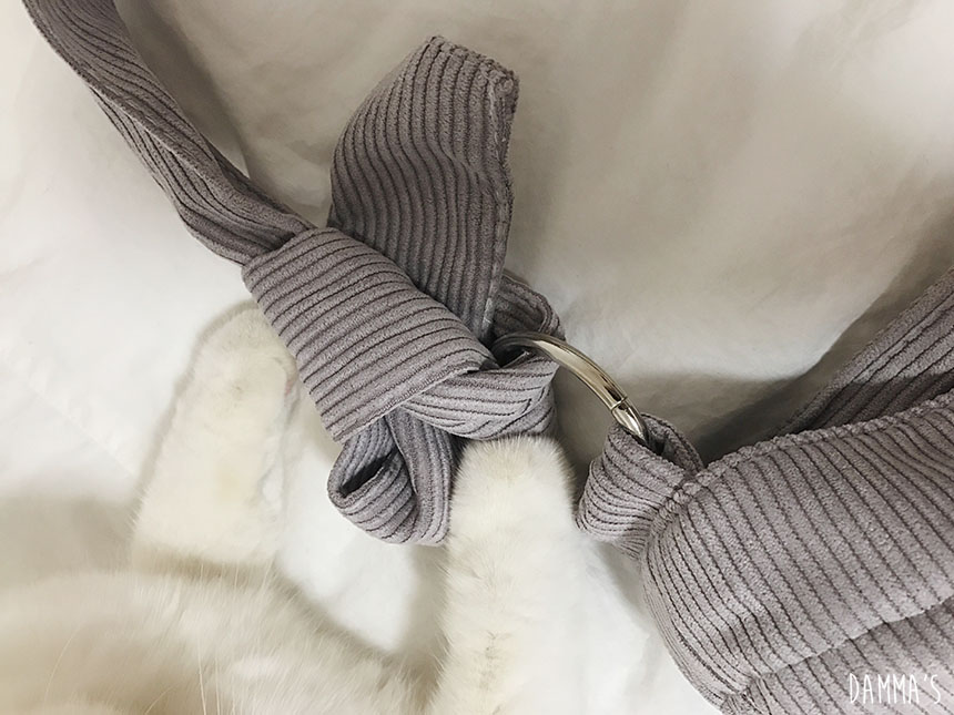 Corduroy corduroy eco bag 5color