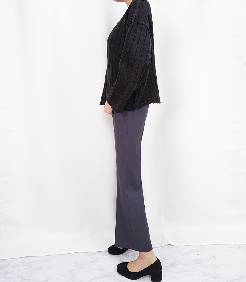 Suede Square Nose Tongue Middle Hill Foot Comforta