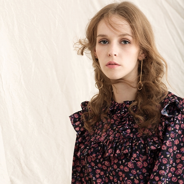 New Women Dress Import high quality Sandro Burgund